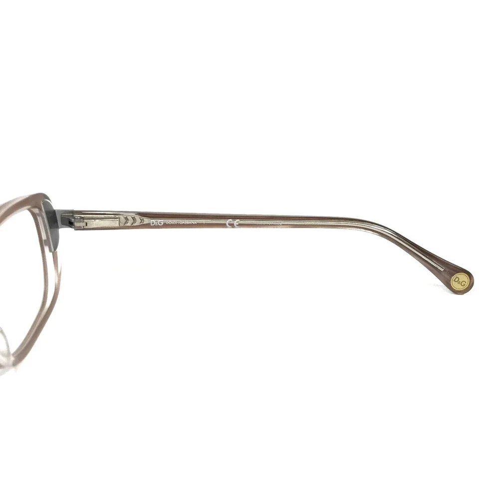 Dolce & Gabbana Eyeglasses Frames DG1226 1981 Brown Clear Rectangle 50-16-135